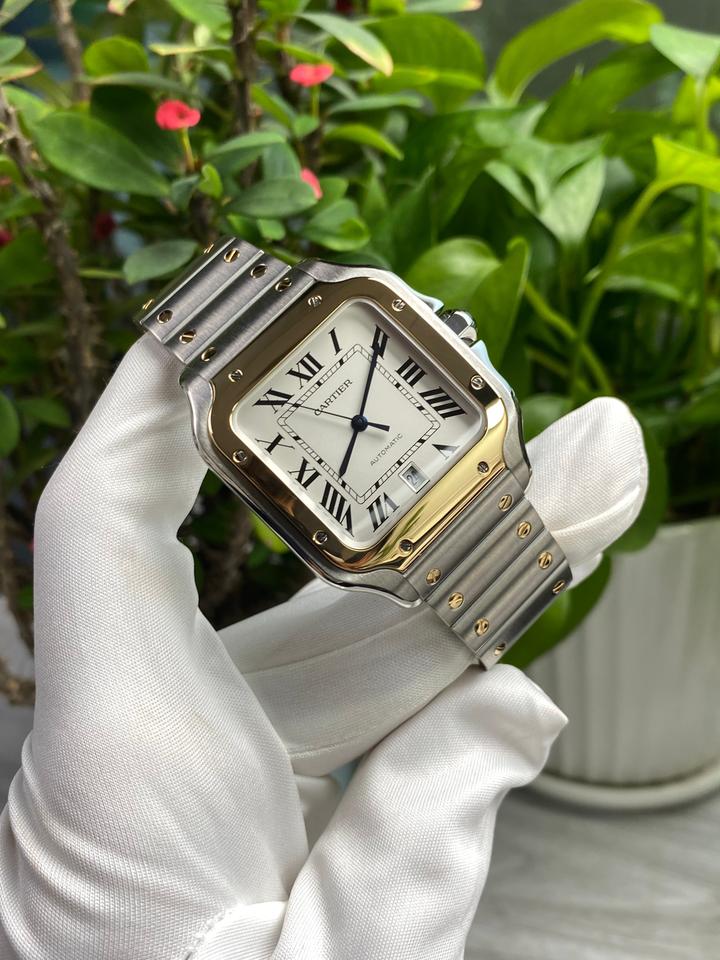 CARTIER SANTOS ACCIAIO E ORO