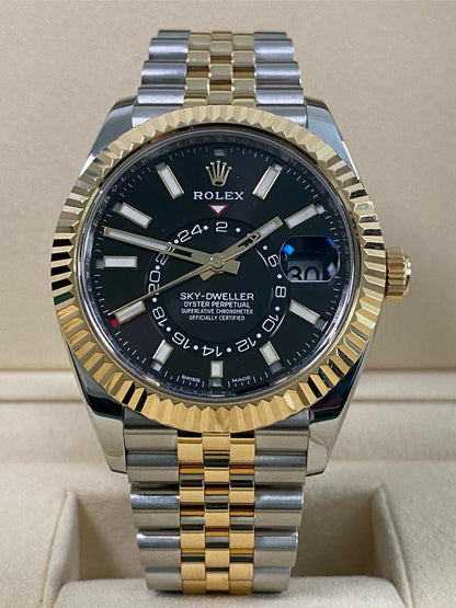 ROLEX SKY-DWELLER ORO & ACCIAO