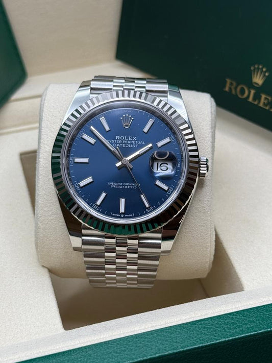 ROLEX DATEJUST JUBILEE BLU