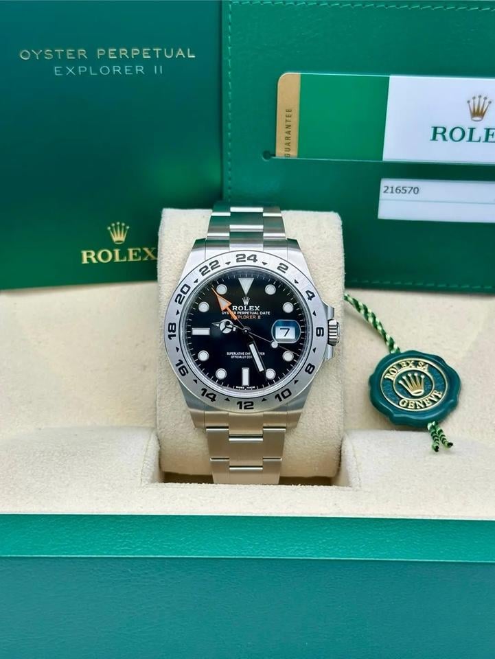 ROLEX EXPLORER II DATE NERO