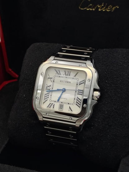 CARTIER SANTOS WHITE DIAL