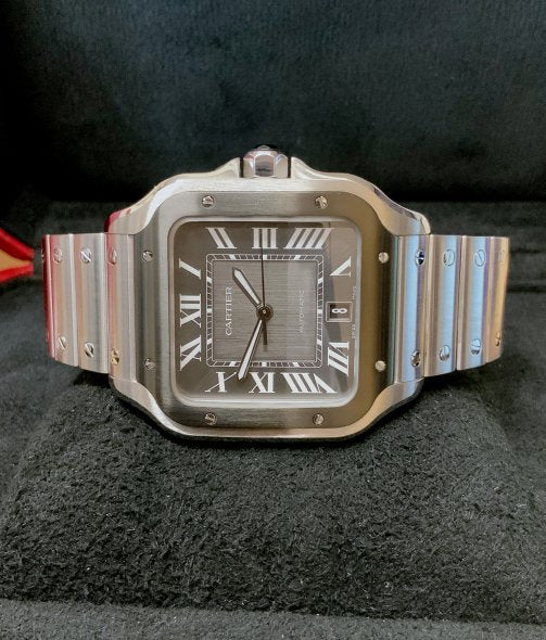 CARTIER SANTOS BLACK DIAL