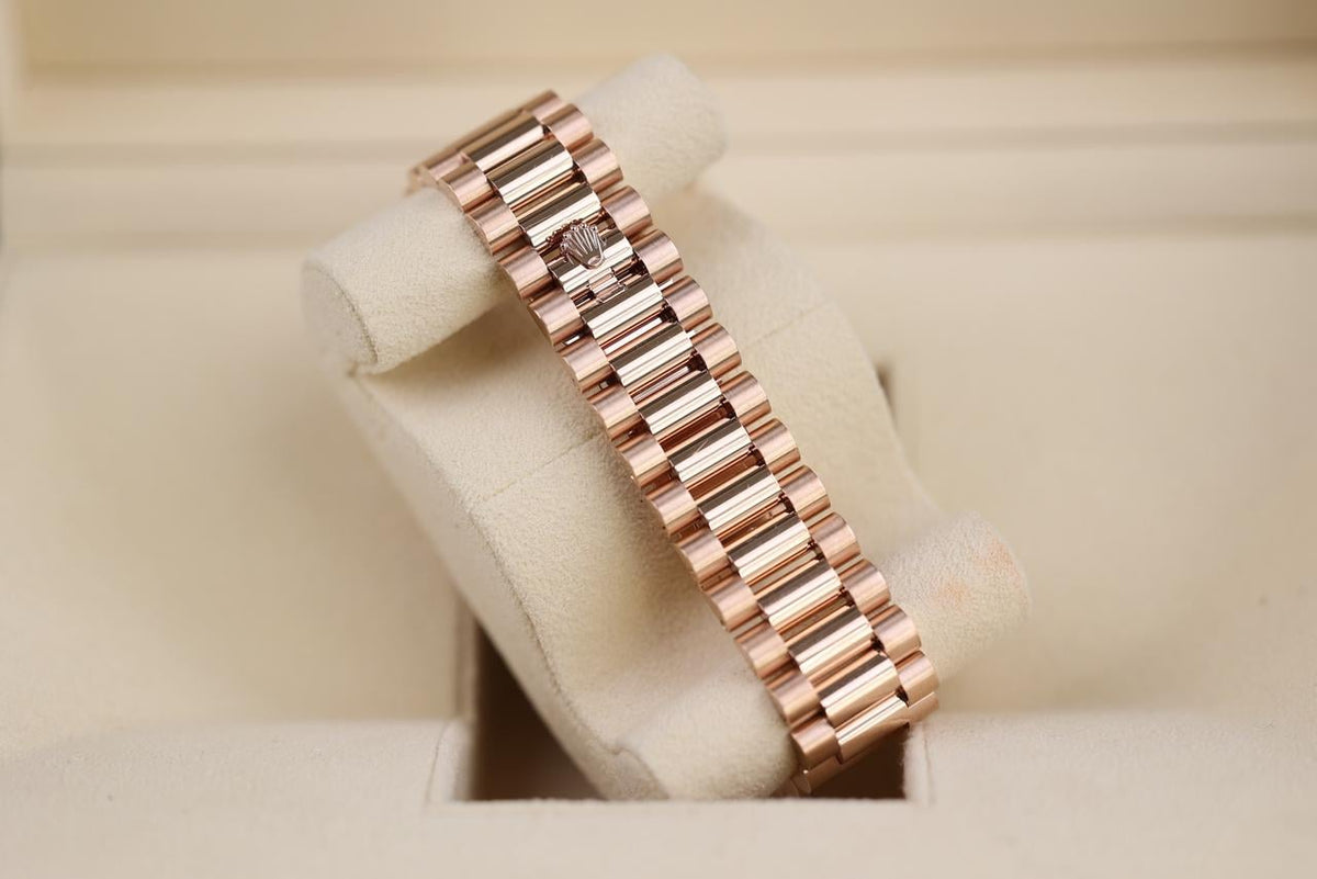 ROLEX DAY-DATE ORO ROSA QUADRANTE VERDE