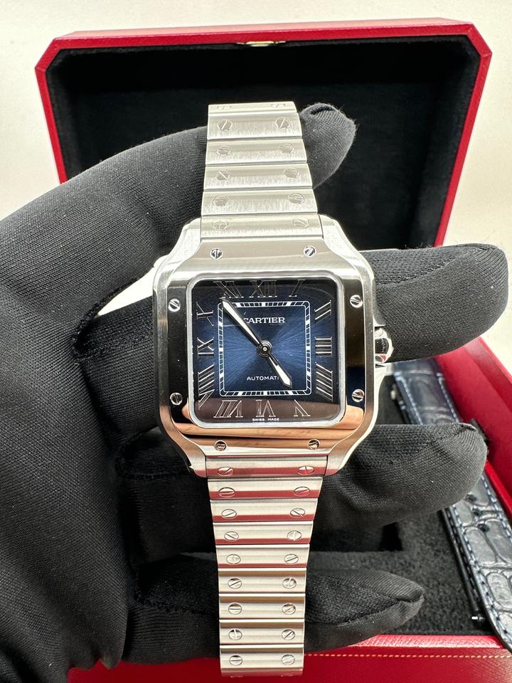 CARTIER SANTOS BLU DIAL