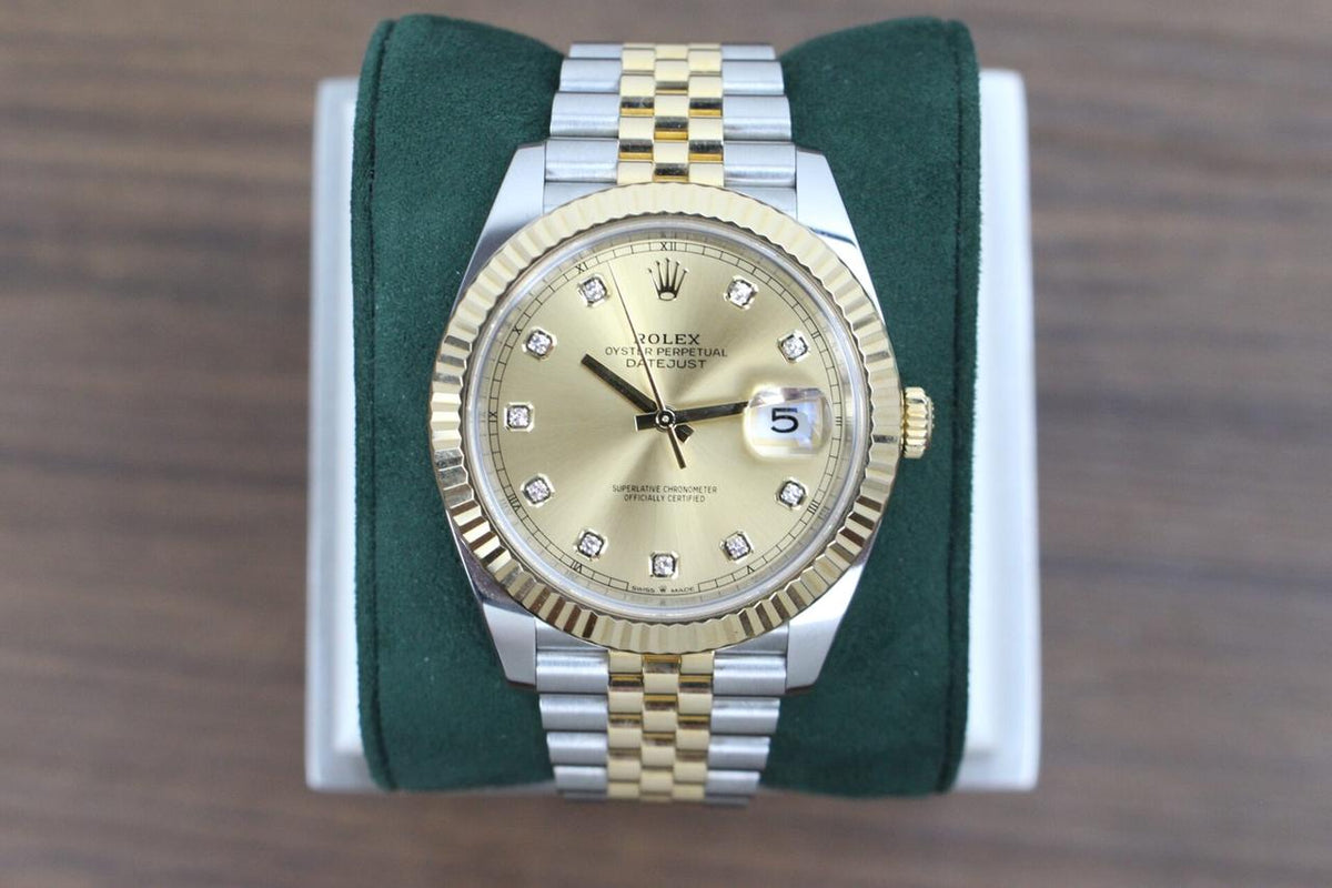 ROLEX DATEJUST JUBILÈE CHAMPAGNE DIAMOND