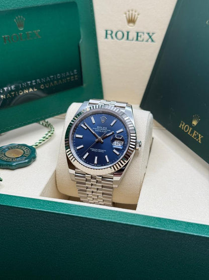 ROLEX DATEJUST JUBILEE BLU