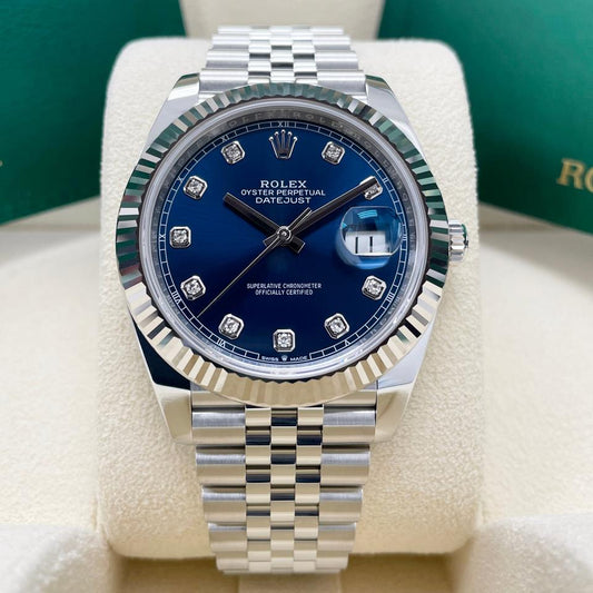 ROLEX DATEJUST JUBILEE BLU DIAMOND