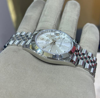 ROLEX DATEJUST JUBILEE SILVER DIAL