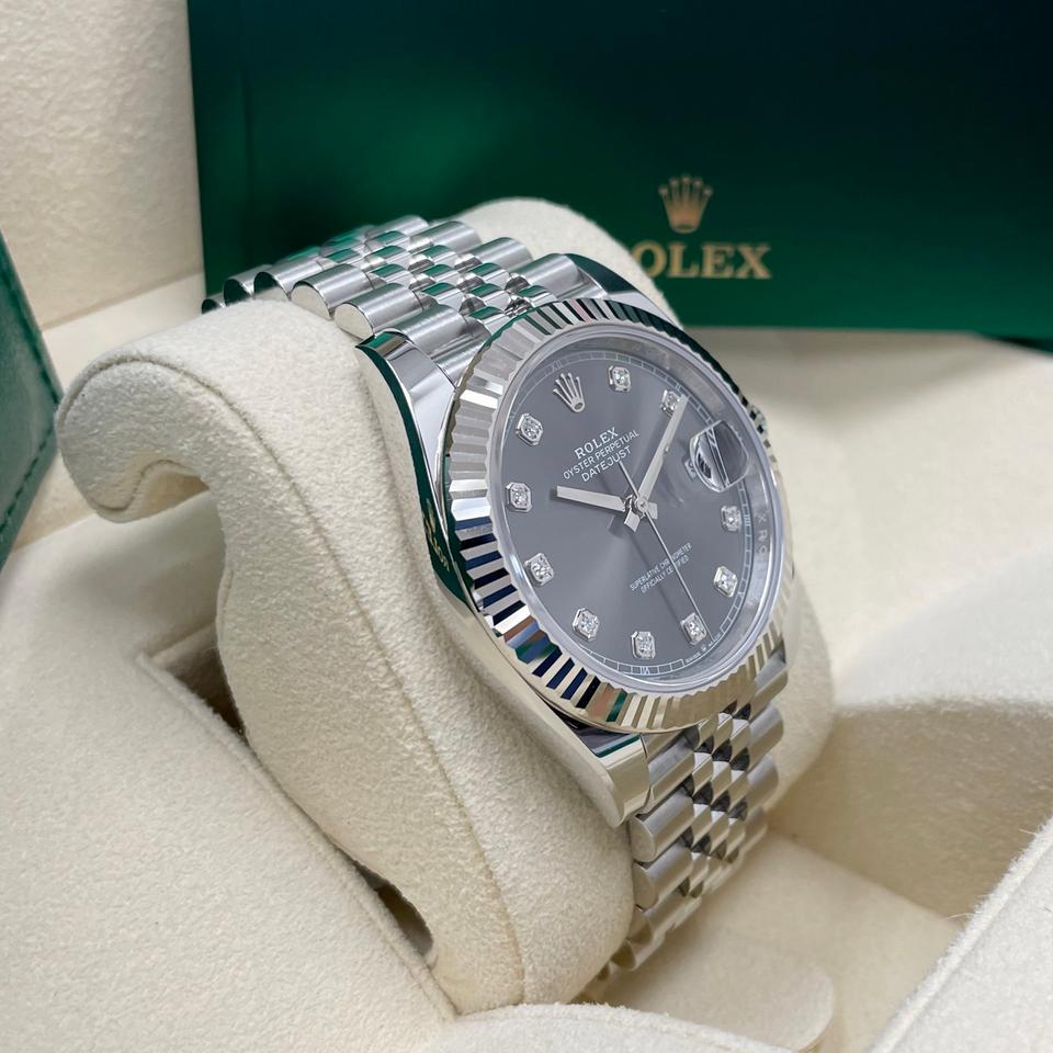 ROLEX DATEJUST JUBILÉE GREY DIAMOND