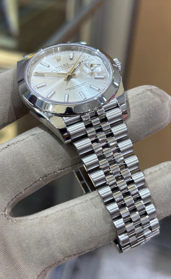 ROLEX DATEJUST JUBILEE SILVER DIAL