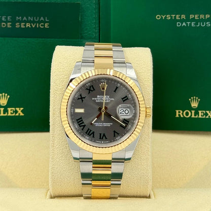 ROLEX DATEJUST OYSTER WIMBLEDON GOLD