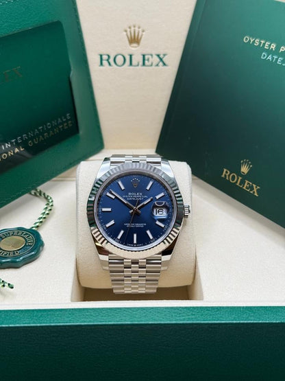 ROLEX DATEJUST JUBILEE BLU