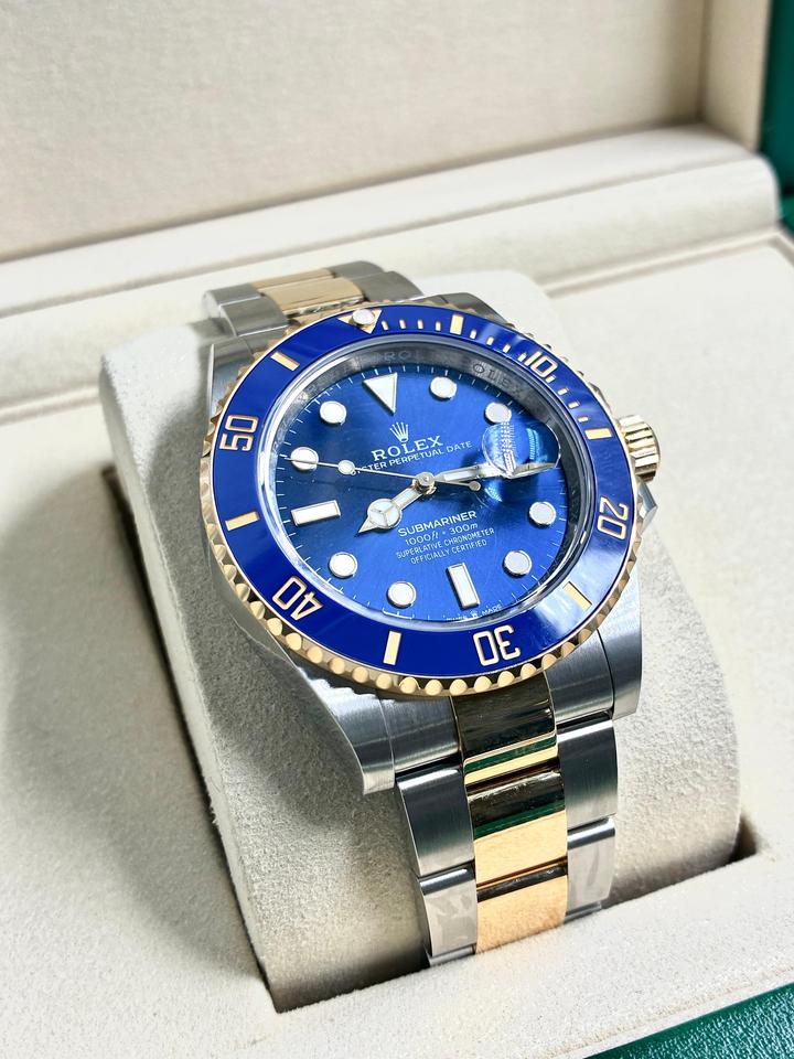 ROLEX SUBMARINER DATE BLU & GOLD