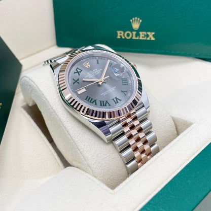 ROLEX DATEJUST JUBILEE WIMBLEDON ORO ROSA