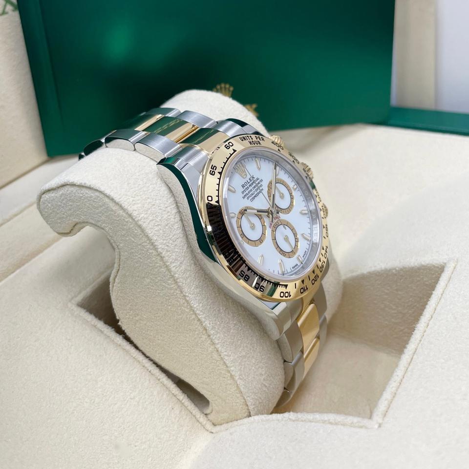 ROLEX DAYTONA ACCIAIO E ORO QUADRANTE BIANCO