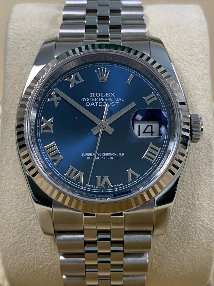 ROLEX DATEJUST JUBILÈE BLUE NUMERI ROMANI
