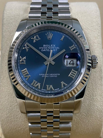 ROLEX DATEJUST JUBILÈE BLUE NUMERI ROMANI