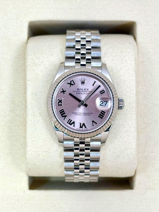 ROLEX DATEJUST JUBILÈE ROSA NUMERI ROMANI