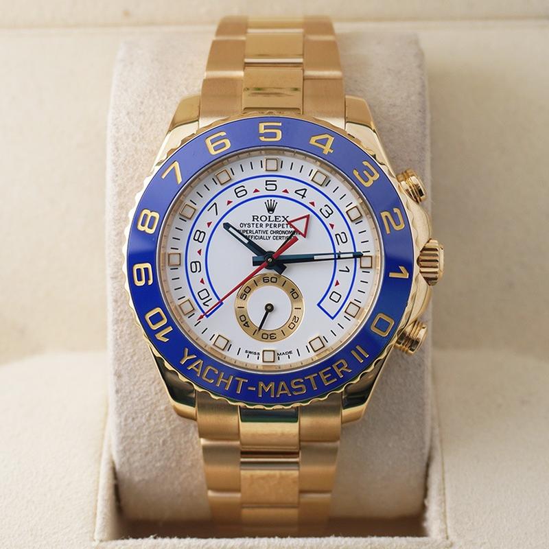 ROLEX YACHT-MASTER II BLUE & GOLD