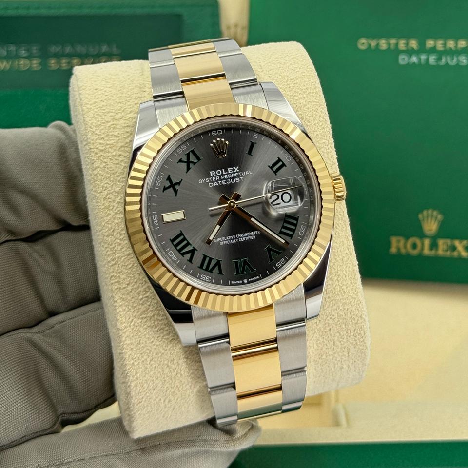 ROLEX DATEJUST OYSTER WIMBLEDON GOLD