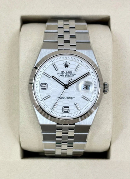 ROLEX LAND-DWELLER WHITE DIAL '25