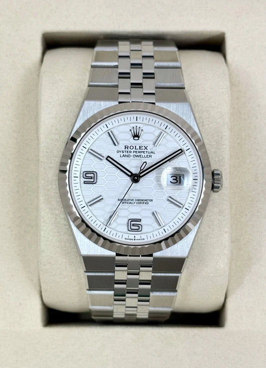 ROLEX LAND-DWELLER WHITE DIAL '25
