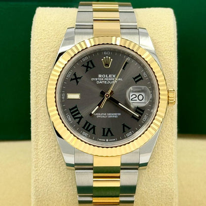 ROLEX DATEJUST OYSTER WIMBLEDON GOLD