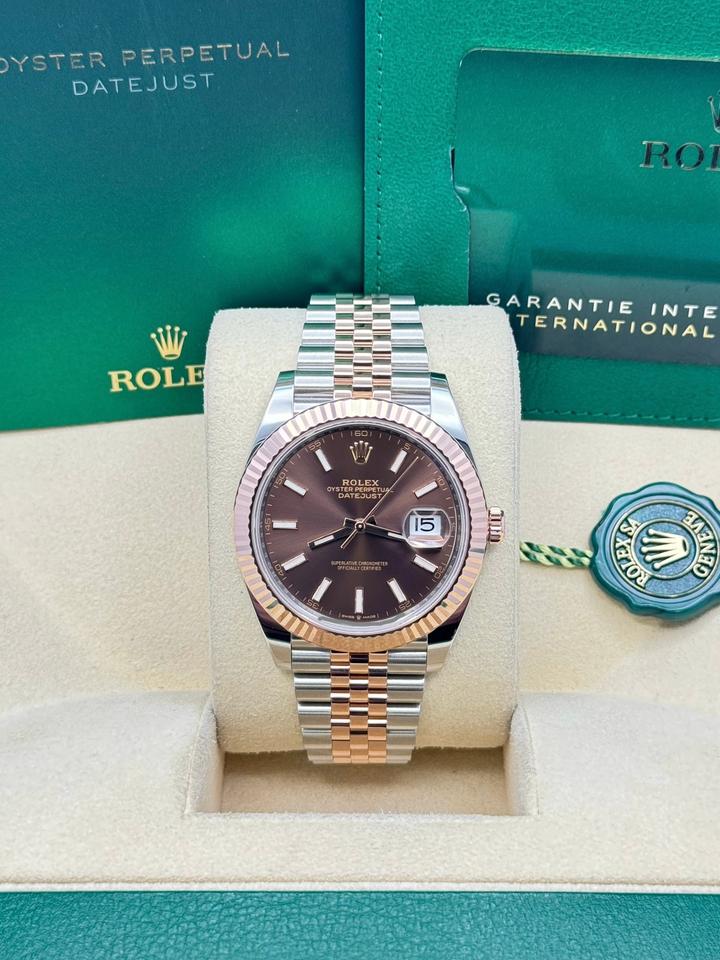 ROLEX DATEJUST JUBILEE CHOCOLATE
