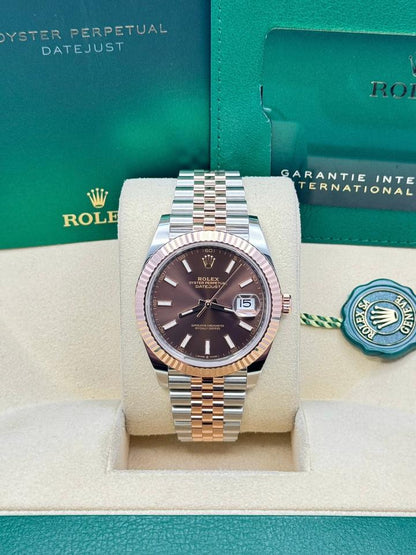 ROLEX DATEJUST JUBILEE CHOCOLATE