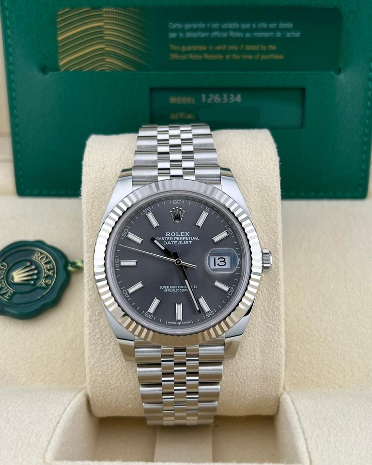 ROLEX DATEJUST JUBILEE GRIGIO