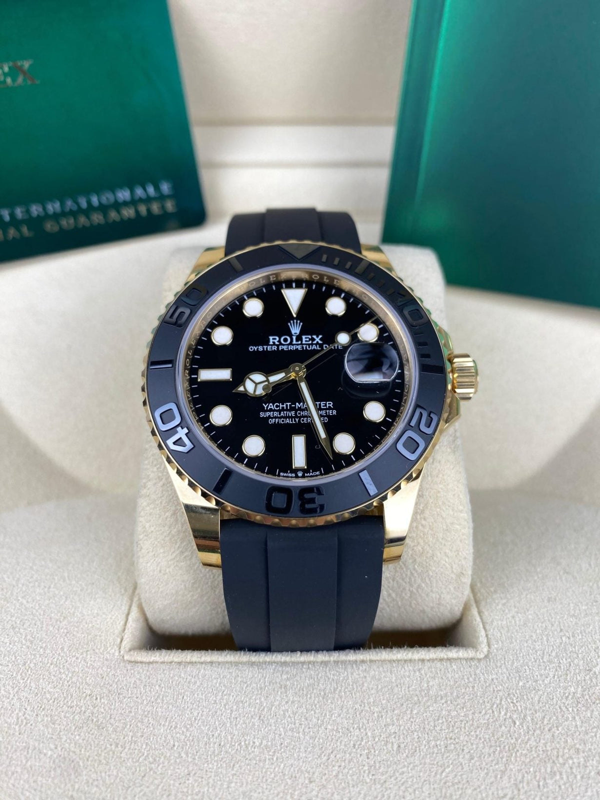 ROLEX YACHT-MASTER OYSTERFLEX GOLD