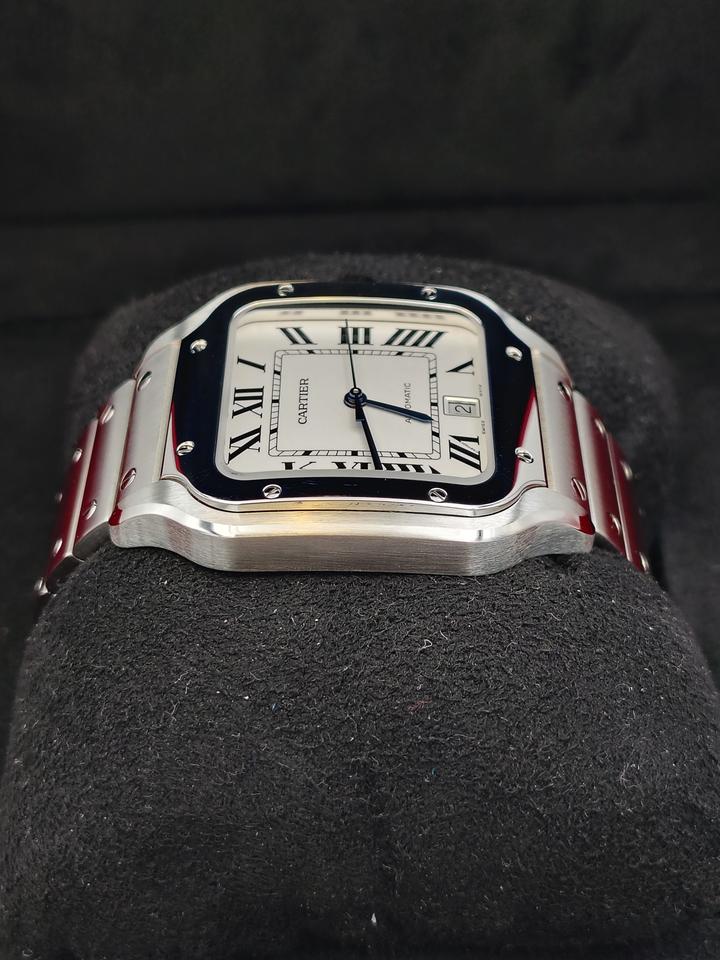 CARTIER SANTOS WHITE DIAL