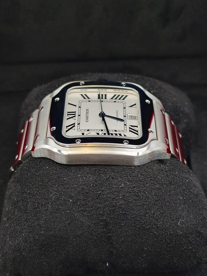 CARTIER SANTOS WHITE DIAL