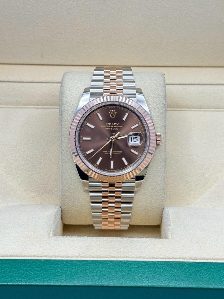 ROLEX DATEJUST JUBILEE CHOCOLATE