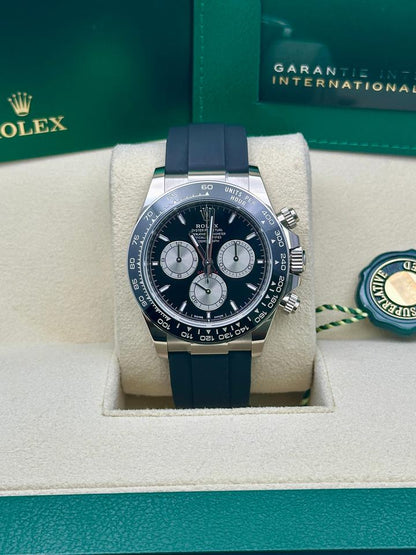 ROLEX DAYTONA OYSTERFLEX WHITE GOLD BLACK DIAL