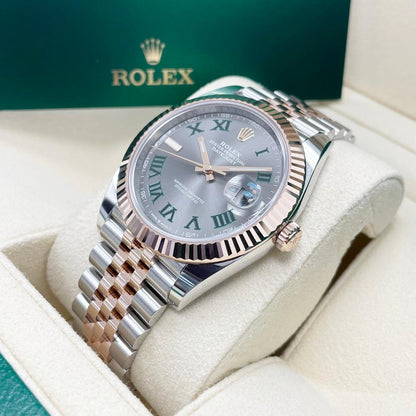 ROLEX DATEJUST JUBILEE WIMBLEDON ORO ROSA