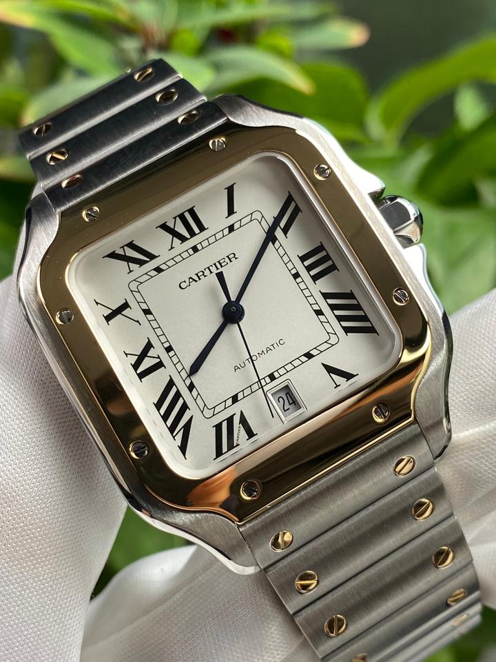 CARTIER SANTOS ACCIAIO E ORO