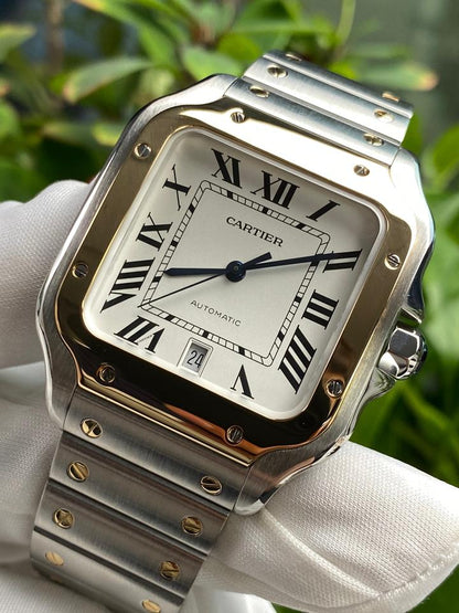 CARTIER SANTOS ACCIAIO E ORO