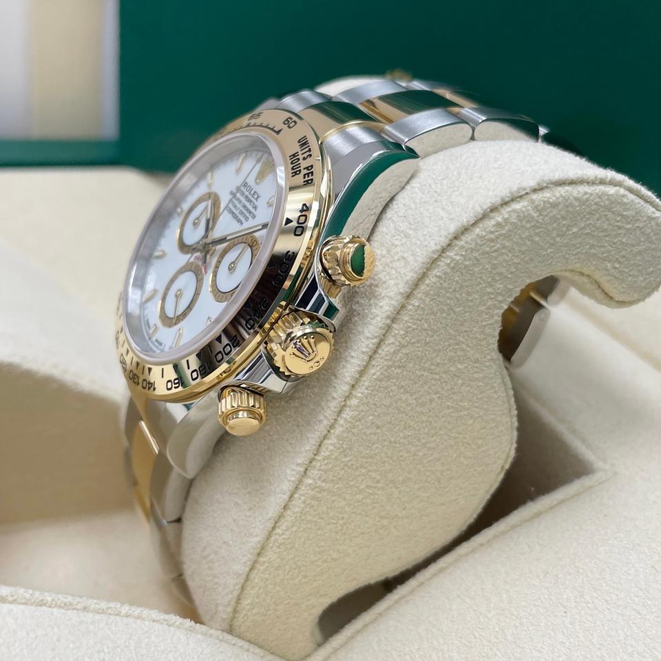 ROLEX DAYTONA ACCIAIO E ORO QUADRANTE BIANCO