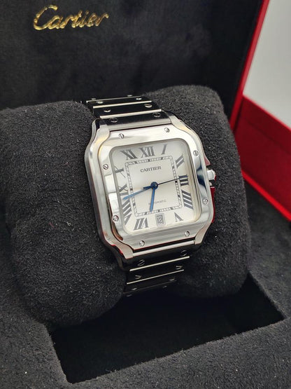 CARTIER SANTOS WHITE DIAL