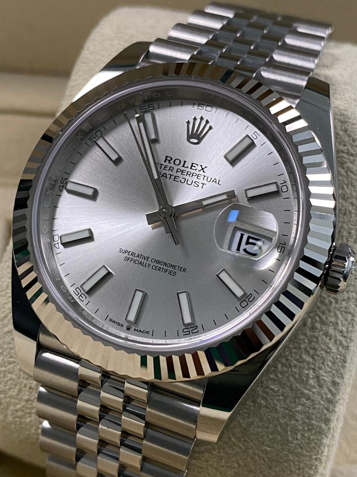 ROLEX DATEJUST JUBILÈE WHITE DIAL