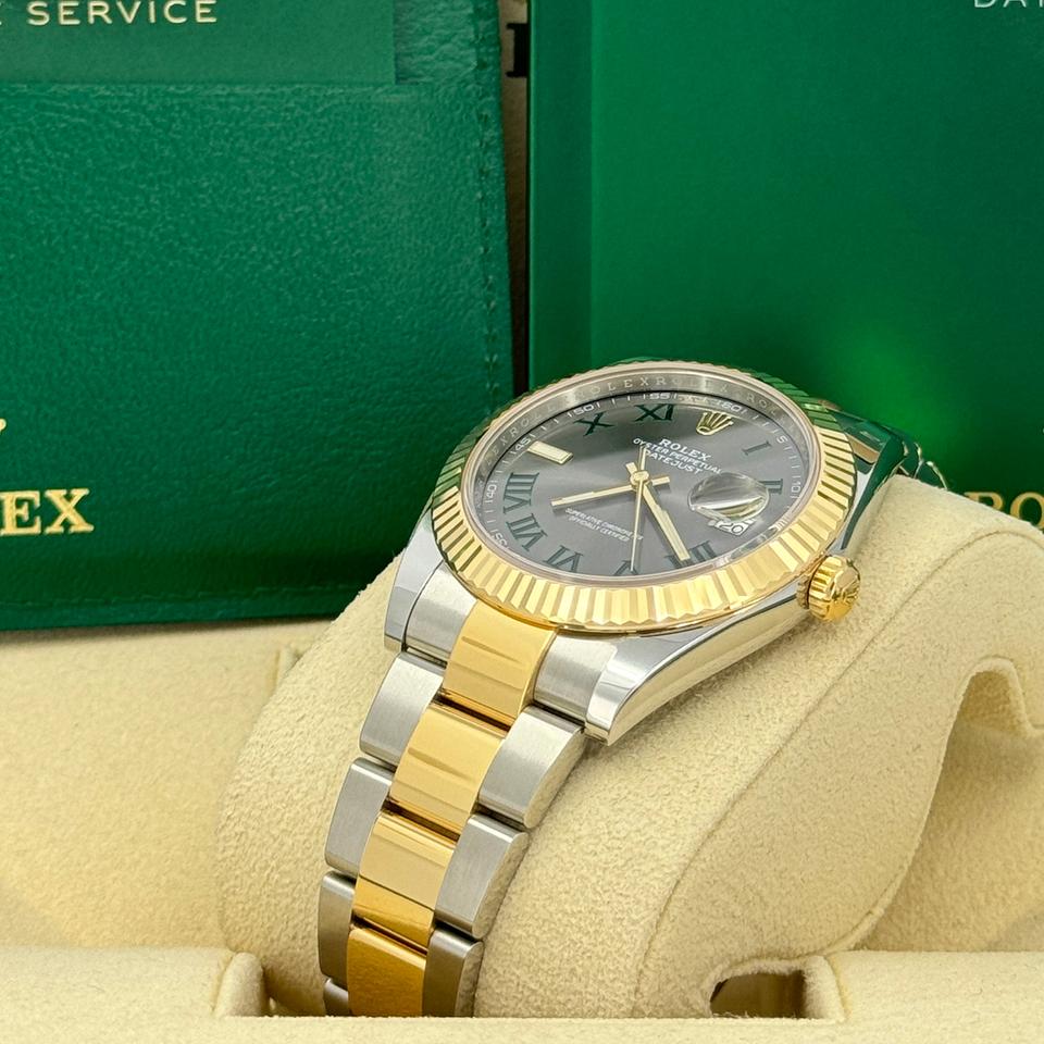 ROLEX DATEJUST OYSTER WIMBLEDON GOLD