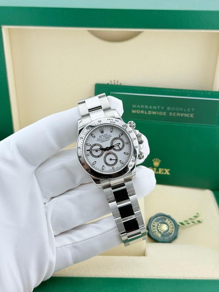 ROLEX DAYTONA ACCIAIO QUADRANTE BIANCO