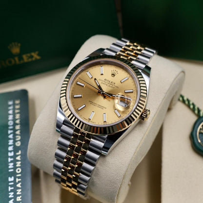 ROLEX DATEJUST JUBILEE CHAMPAGNE