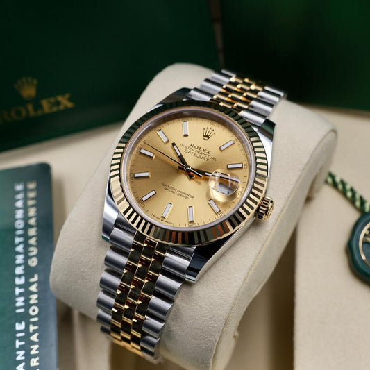 ROLEX DATEJUST JUBILEE CHAMPAGNE