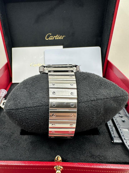 CARTIER SANTOS BLU DIAL